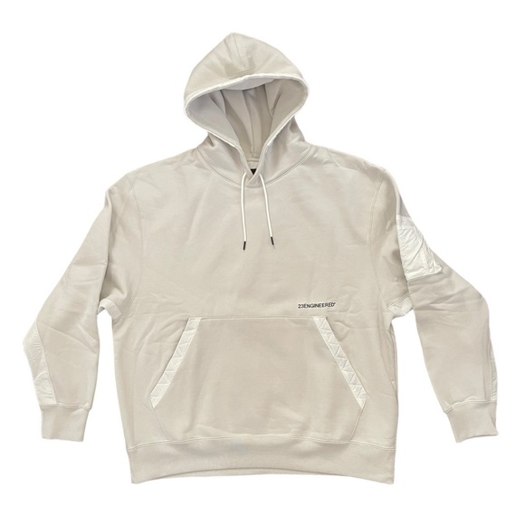 jordan 23 engineered hoodie white